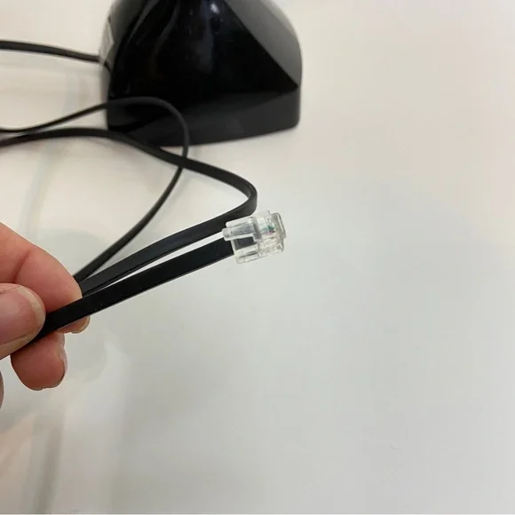 Vintage Cobra Phone. Sleek Black Retro Telephone Land Line - Picture 6 of 8